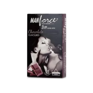 Manforce Wild 3 in 1 Condoms Chocolate (10 Condoms in 1 Pack)
