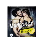 Manforce Extra Dotted Banana Flavour 3 Condoms in 1 Pack