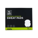 Pee Safe Disposable Underarm Sweat Pads (Straight) – 14 Pads