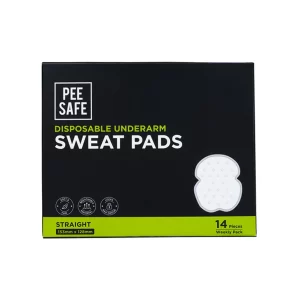 Pee Safe Disposable Underarm Sweat Pads (Straight) - 14 Pads