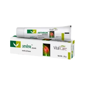Vital Care Arthrum Ointment An Ayurvedic Ointment for All Type of Pain (25g)