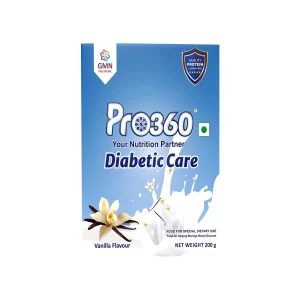 GMN Pro360 Diabetic Nutrition Powder Vanilla Flavour (200g Refill Pack)