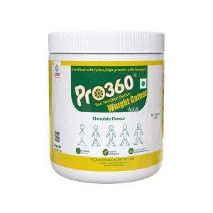 GMN Pro360 Weight Gainer Protein Powder Chocolate Flavour (250g)
