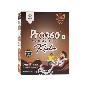 GMN Pro360 Kids Nutrition Powder Chocolat Flavour for 4-12 Years (200g Refill Pack)
