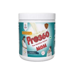 GMN Pro360 Mom Protein Powder Nutritional Supplement for Pregnant and Lactating Mothers French Vanilla Flavor (200g)