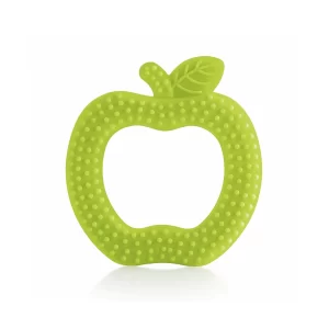 BeeBaby Apple Shape Soft Silicone Teether 3+ Months (Green)