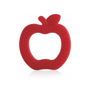 BeeBaby Apple Shape Soft Silicone Teether 3+ Months (Red)