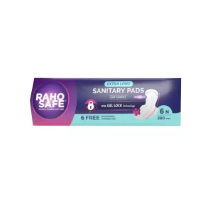 Raho Safe Extra Long Scented Sanitary Pads with Soft Wings (6 Pads)