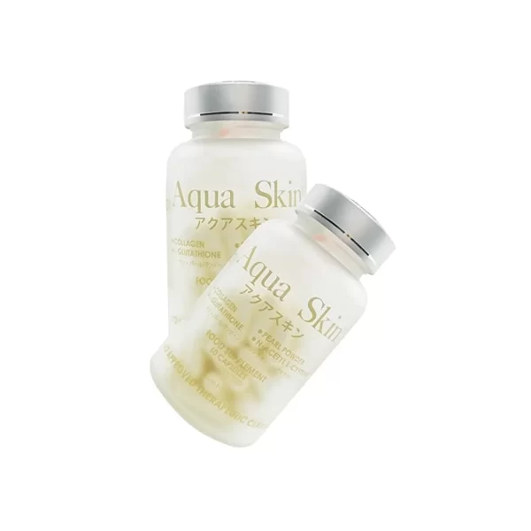 Aqua Skin Gluta Capsules for Healthy & Radiant Skin Complexion (60 Capsules) Aqua Skin Gluta Capsules for Healthy & Radiant Skin Complexion (60 Capsules)