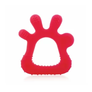 BeeBaby Finger Shape Soft Silicone Teether for Babies from 3+ Months