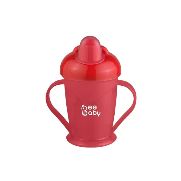 BeeBaby Free Flow Hard Spout Sippy Cup (Red)