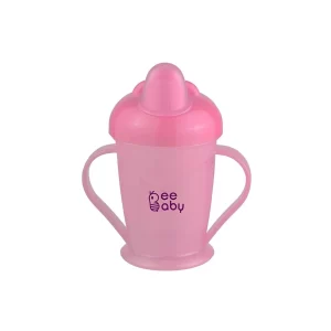 BeeBaby Free Flow Hard Spout Sippy Cup (Pink)