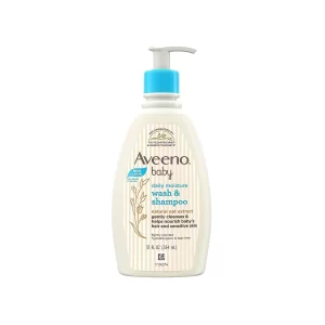 Aveeno Baby Daily Moisture Wash and Shampoo 354ml