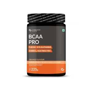 Carbamide Forte BCAA Pro Powder with Glutamine and Electrolyte Orange Flavour (225g)
