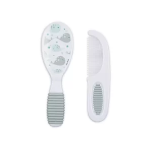 Nuby Deluxe Comb and Brush for Newborn Babies