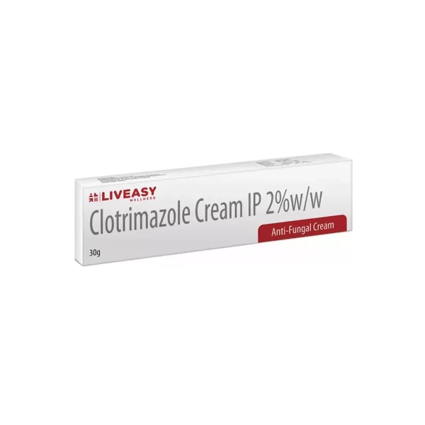 Liveasy Wellness Clotrimazole Anti-Fungal Cream - 30gm Liveasy Wellness Clotrimazole Anti-Fungal Cream - 30gm