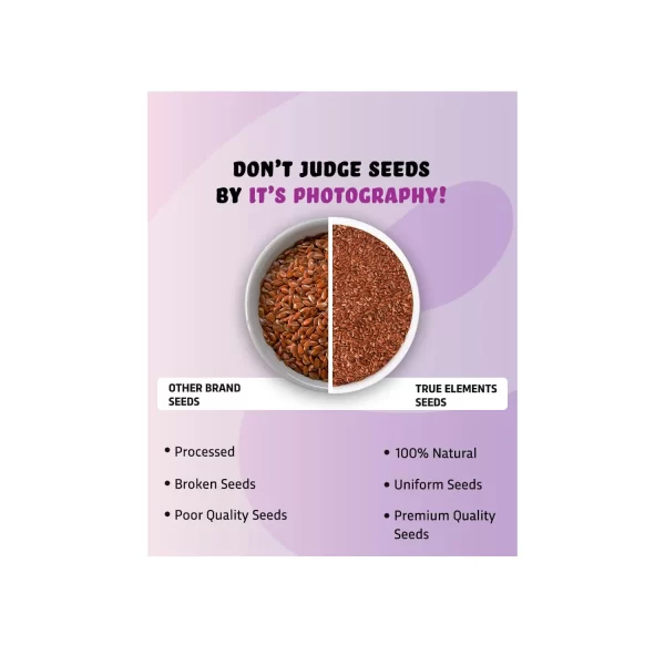 True Elements Flax Seeds Raw