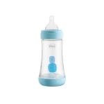 Chicco Perfect 5 Medium Flow Feeding Bottle for Babies from 2+ Months – 240ml