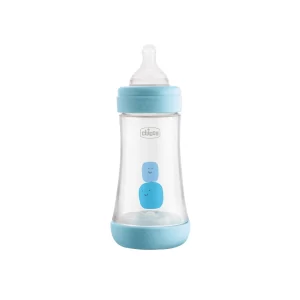 Chicco Perfect 5 Medium Flow Feeding Bottle for Babies from 2+ Months - 240ml