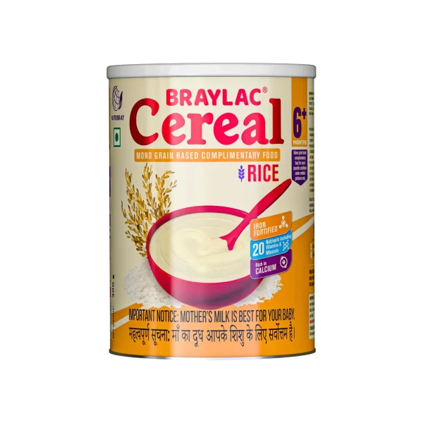 Braylac Cereal Rice for Babies from 6+ Months (300g Tin) Braylac Cereal Rice for Babies from 6+ Months (300g Tin)