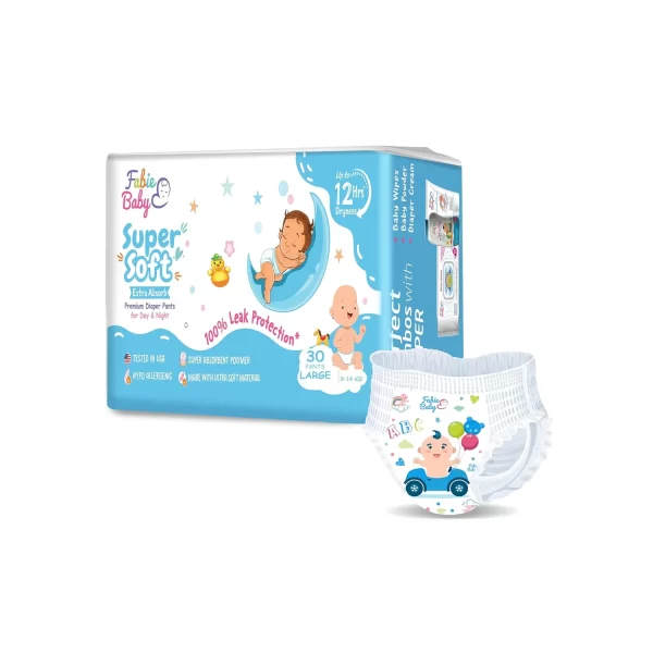 Fabie Baby Super Soft Premium Diaper Pants Large (30 pieces)