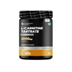 L-Carnitine L-Tartrate 2000 mg Pre – Post Workout Supplement Powder Mango Flavour