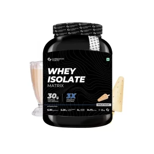 Carbamide Forte Whey Protein Isolate Matrix with Digestive Enzymes Malai Kulfi Flavour (2Kg)