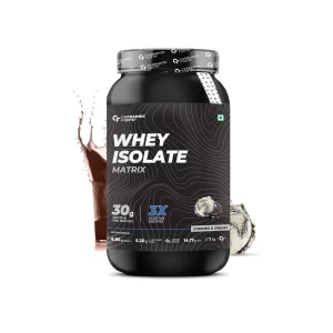 Carbamide Forte Whey Protein Isolate Matrix with Digestive Enzymes Cookies and Cream Flavour (1Kg)