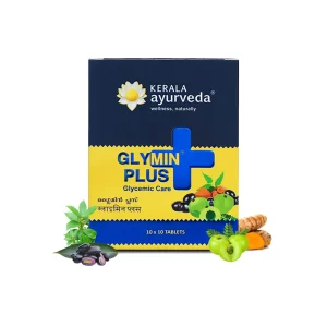 Kerala Ayurveda Glymin Plus Tablet (10 X 10 Tablets)