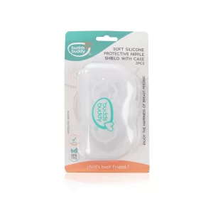 BuddsBuddy Soft Silicone Protective Nipple Shield With Case 2 Pieces