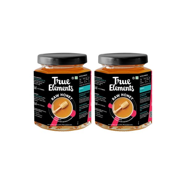True Elements Raw Honey 700gm (350gm x 2)