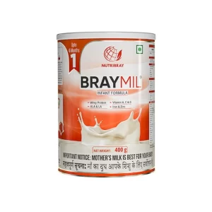 Braymil Infant Formula Stage 1 for Babies from 0 to 6 Months (400g Tin)