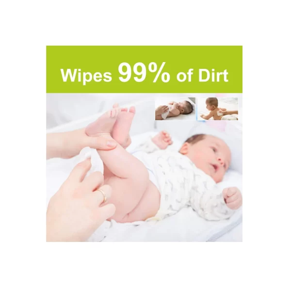 wipes 99% of dirt