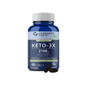 Carbamide Forte Keto 3X Tablets Fat Burner - 60 Tablets