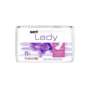 Seni Lady Bladder Control Pads for Women - Super (15 Pads)