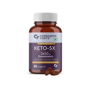 Carbamide Forte Keto 5X 5 in 1 Tablets Fat Burner - 60 Tablets