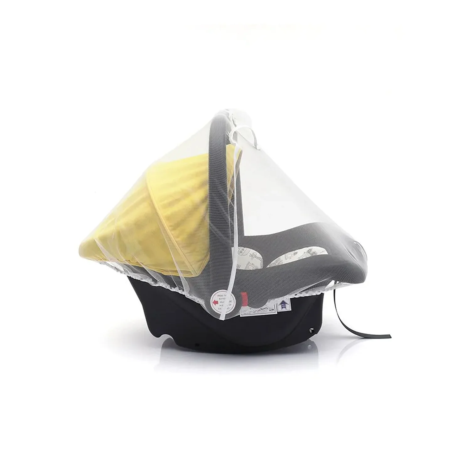 Babyhug Majestic Stroller Cum Carry Cot With Canopy - Red
