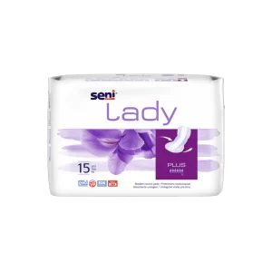 Seni Lady Bladder Control Pads for Women - Plus (15 Pads)