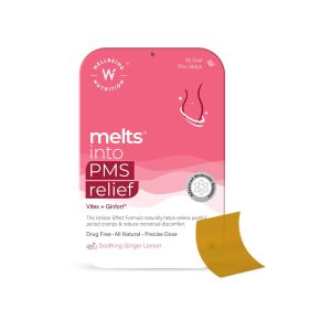 Wellbeing Nutrition Melts into PMS (Premenstrual Syndrome) Relief Oral Thin Strips- 30 Strips