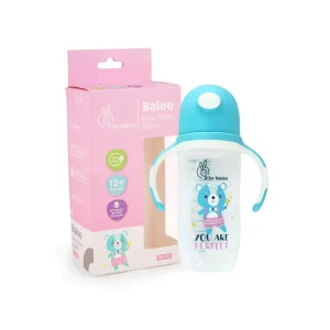 R for Rabbit Baloo Straw Sipper for Babies from 12+ Months - 300ml (Blue)