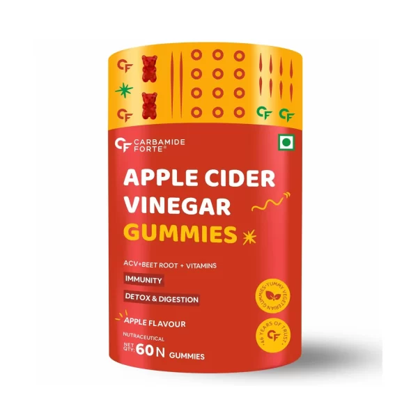 Carbamide Forte Apple Cider Vinegar Gummies with Added Vitamins for Weight Management (60 Gummies) Carbamide Forte Apple Cider Vinegar Gummies with Added Vitamins for Weight Management (60 Gummies)