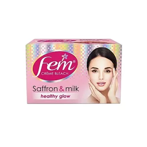 Fem Fairness Saffron and Milk Bleach Cream - 314 g