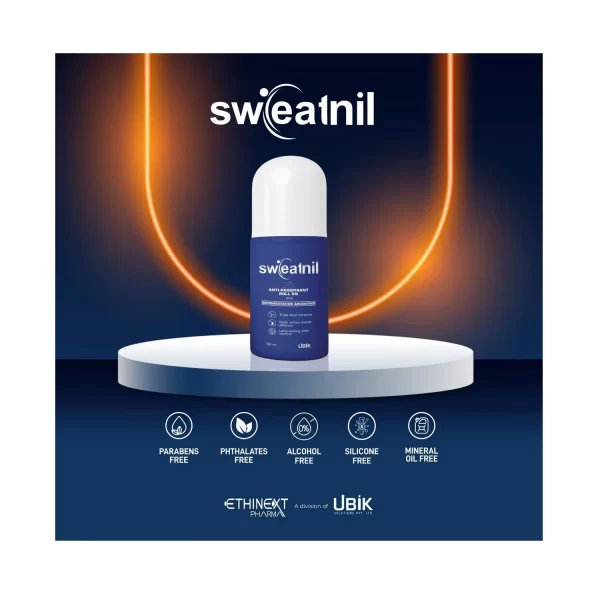 Sweatnil Antiperspirant Roll On with De-Pigmentation Advantage (50 ml)