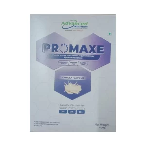 Promaxe Calorie Dense Nutritional Powder for Hypermetabolism Vanilla Flavour 400g (Refill Pack)