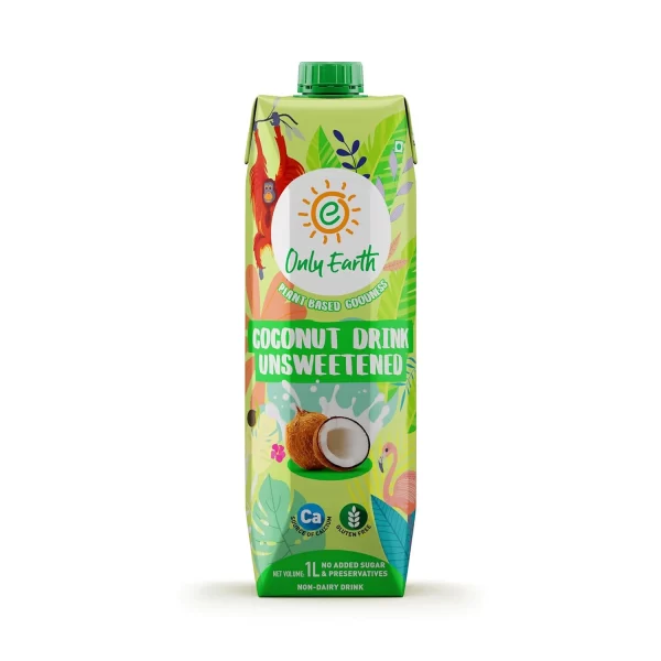 Only Earth Coconut Unsweetened Drink 1L