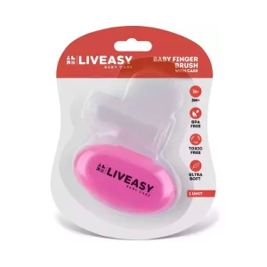 Liveasy Baby Care Baby Finger Brush (Pink)