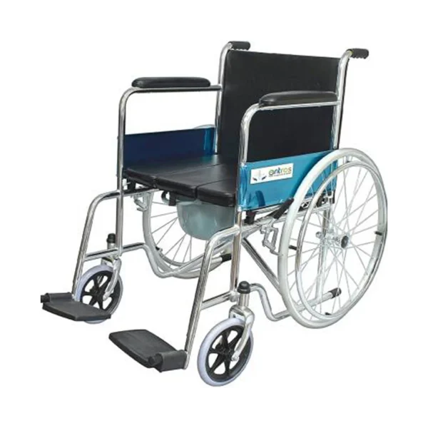 Entros Wheel Chair with Commode Entros Wheel Chair with Commode EHS - 609U