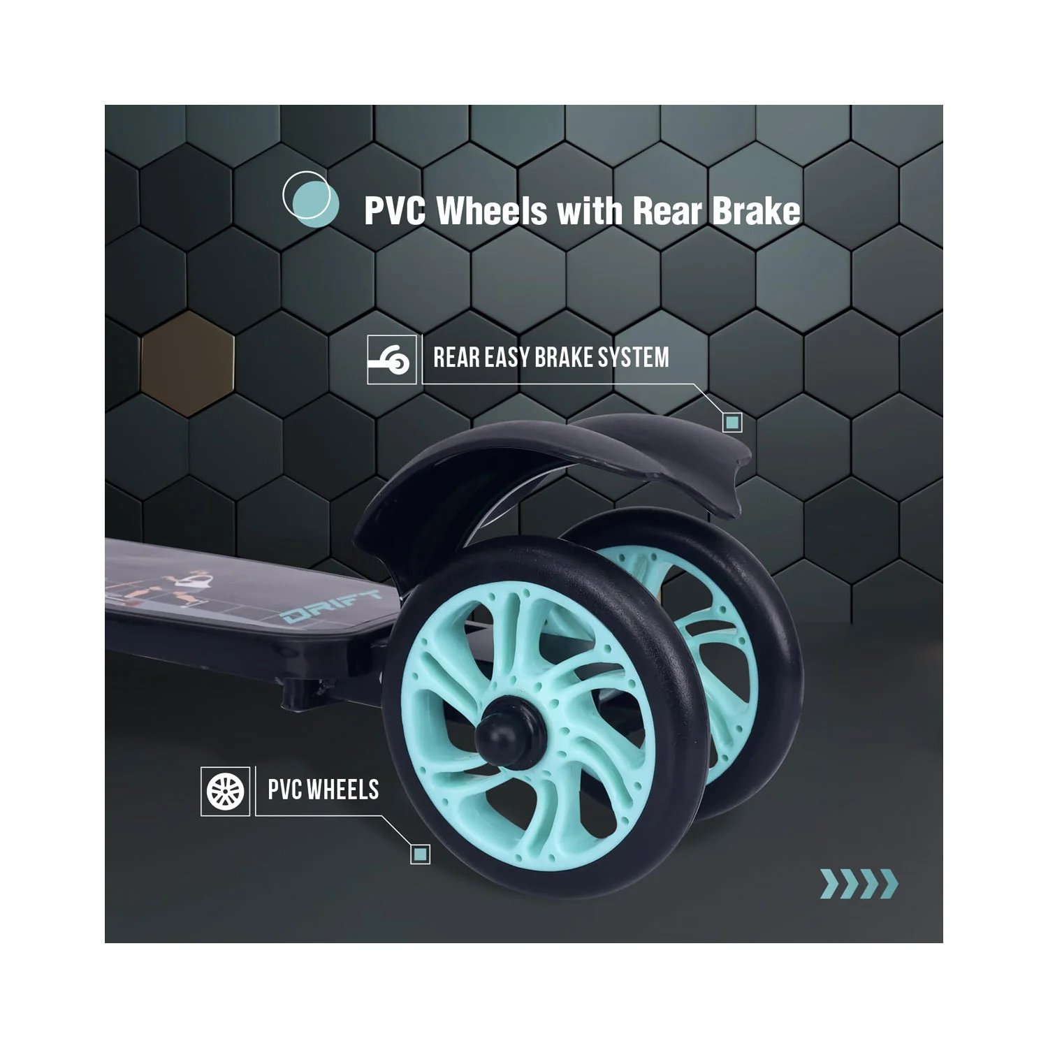 R for Rabbit Road Runner Drift Kick Scooter for Kids from 2+ Years ...