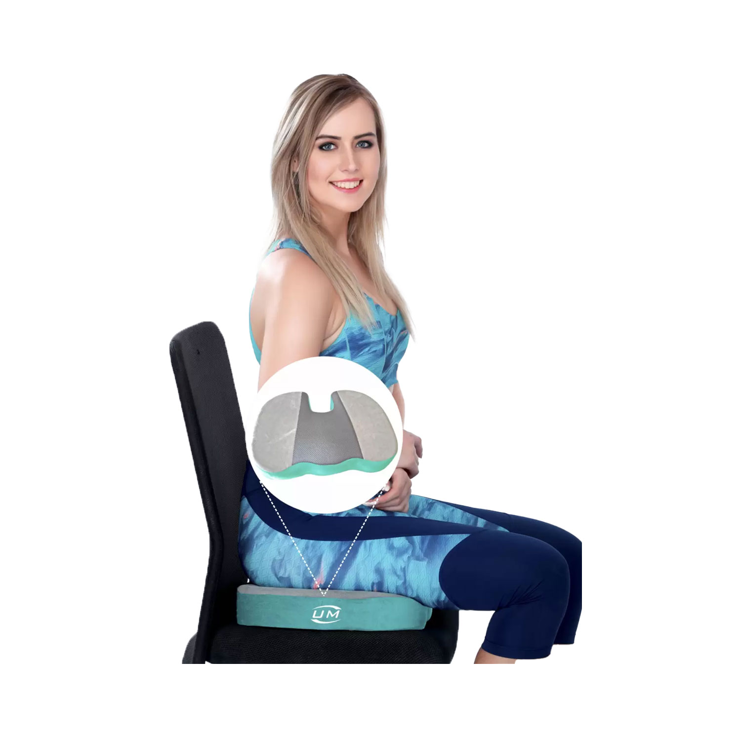 United Medicare Coccyx Cushion Seat J-05 (Universal) - Cureka