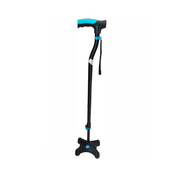 United Medicare Fibre Base Quadripod Walking Stick J-24